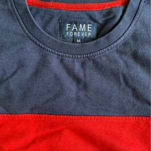 Fame forever light weight pull over kind of tshirt- size M ( US S)